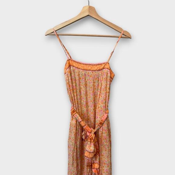 BILLABONG Wish For You Sleeveless Midi Sundress In Pink Dream Size Small - Picture 7 of 14